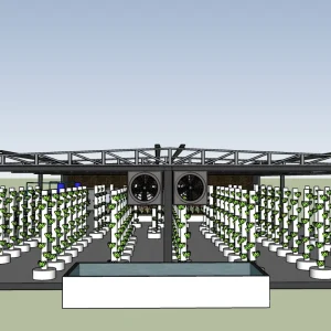 Agricultura Vertical com Torres Aeropônicas