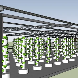 Agricultura Vertical com Torres Aeropônicas